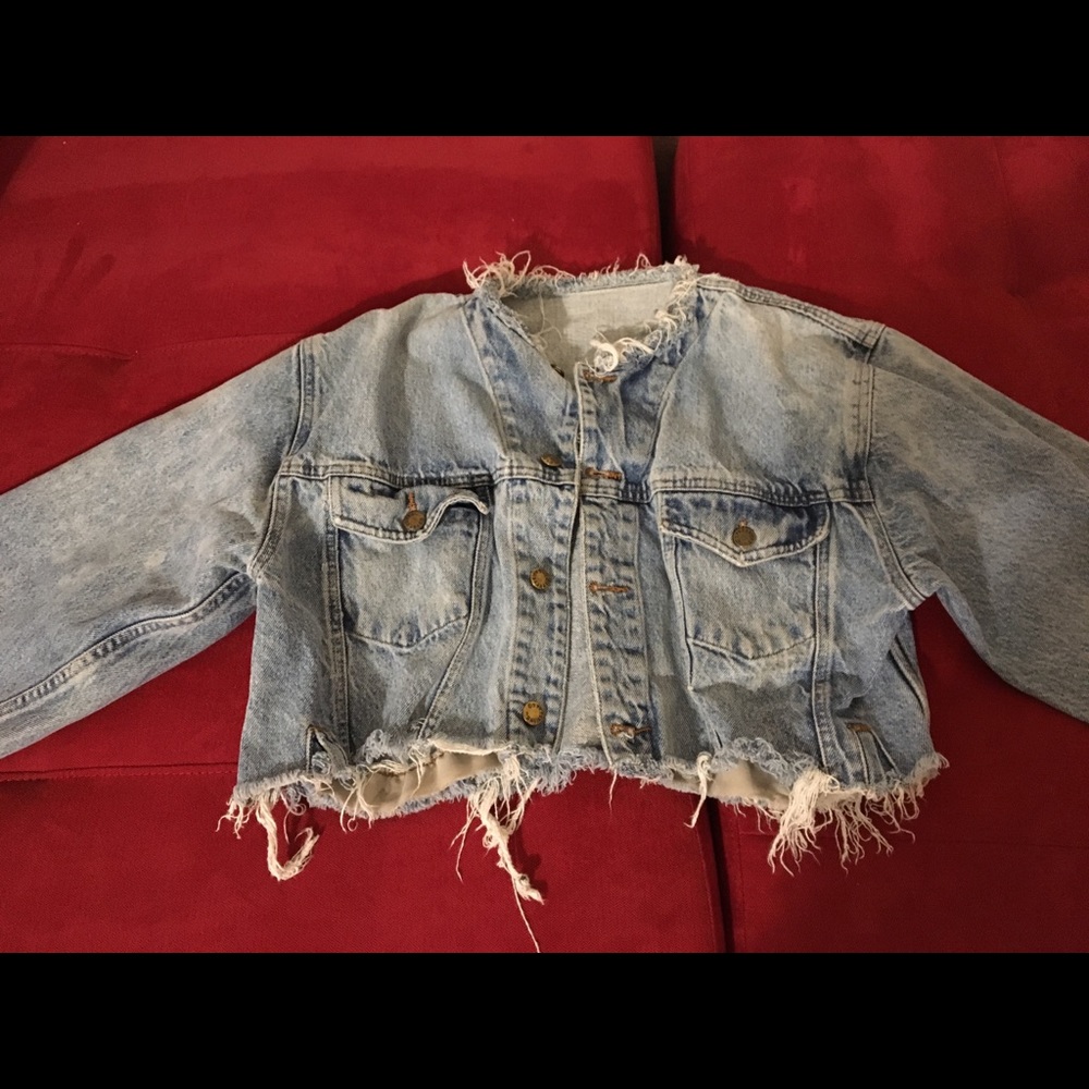 Cropped Denim Jacket